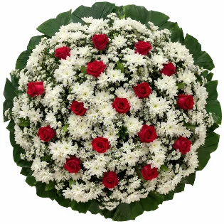 Coroa de Flores Requinte 05 DF  requinte para entrega em Brasília - Floricultura online