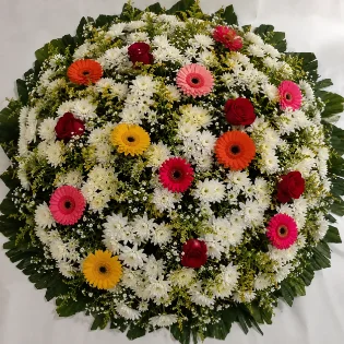 Coroa de Flores Elegance 06  DF   elegance para entrega em Brasília - Floricultura online
