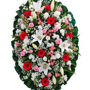 Coroa de Flores Luxo 03 DF  luxo para entrega em Brasília - Floricultura online