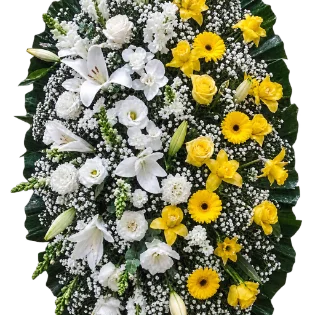Coroa de Flores Luxo 04 DF luxo para entrega em Brasília - Floricultura online