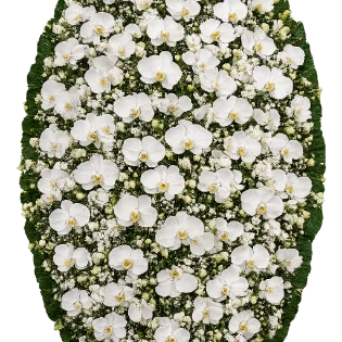 Coroa de Flores Luxo 05 DF luxo para entrega em Brasília - Floricultura online