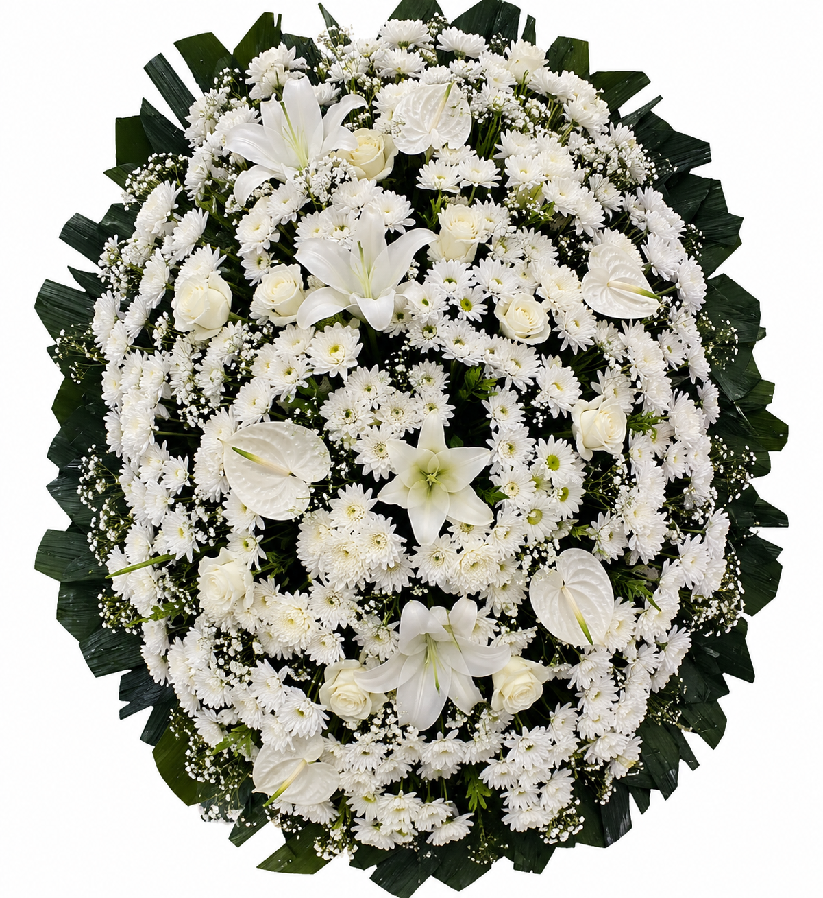 Coroa de Flores Exclusive 01 DF para entrega em Brasília - Floricultura online