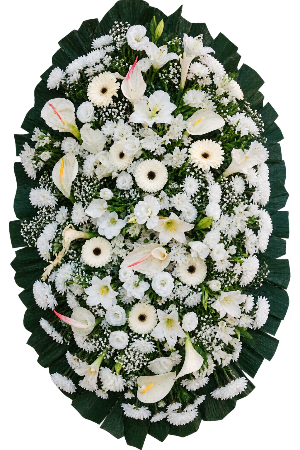 Coroa de Flores Luxo 01 DF para entrega em Brasília - Floricultura online