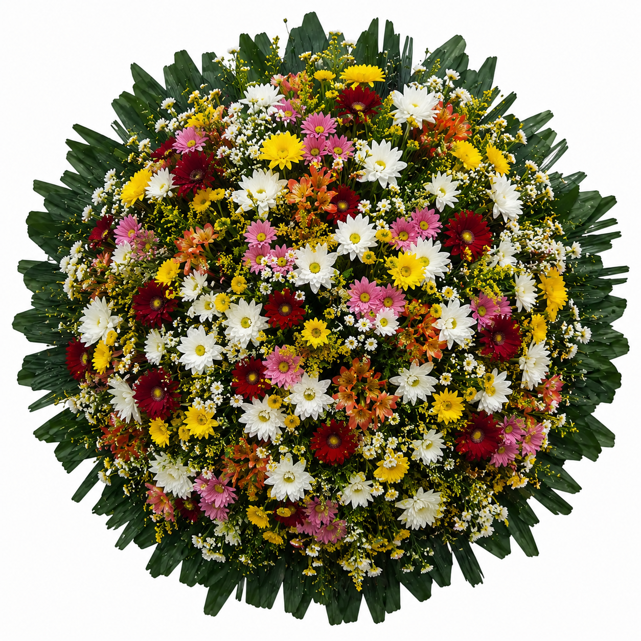 Coroa de Flores Requinte 02 DF para entrega em Brasília - Floricultura online