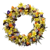 Coroa de Flores Guirlanda 02 SP guirlanda para entrega em São Bernardo do Campo - Floricultura online