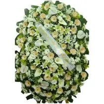 Coroa de Flores 2G Luxo 02 RJ 2g luxo para entrega em Duque de Caxias - Floricultura online