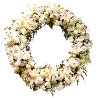 Coroa de Flores Guirlanda 01 BA guirlanda para entrega em Salvador - Floricultura online