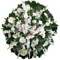 Coroa de Flores Luxo 01 BH luxo para entrega em Sabará - Floricultura online