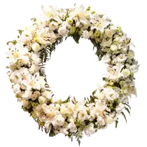 Coroa de Flores Guirlanda 01 GO guirlanda para entrega em Aparecida de Goiânia - Floricultura online