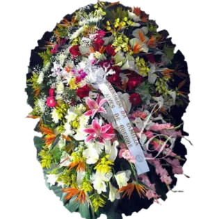 Coroa de Flores 2G Luxo 04 GO 2g luxo para entrega em Goiânia - Floricultura online