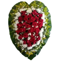 Coroa de Flores Coração Luxo 02 SP coração luxo para entrega em São Bernardo do Campo - Floricultura online
