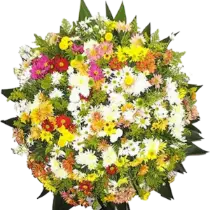 Coroa de Flores Requinte 02 GO requinte para entrega em Aparecida de Goiânia - Floricultura online
