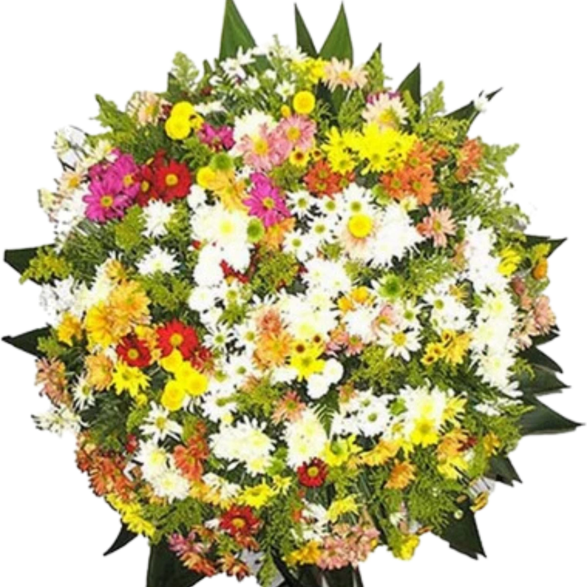 Coroa de Flores Requinte 02 RJ requinte para entrega em Rio de Janeiro - Floricultura online