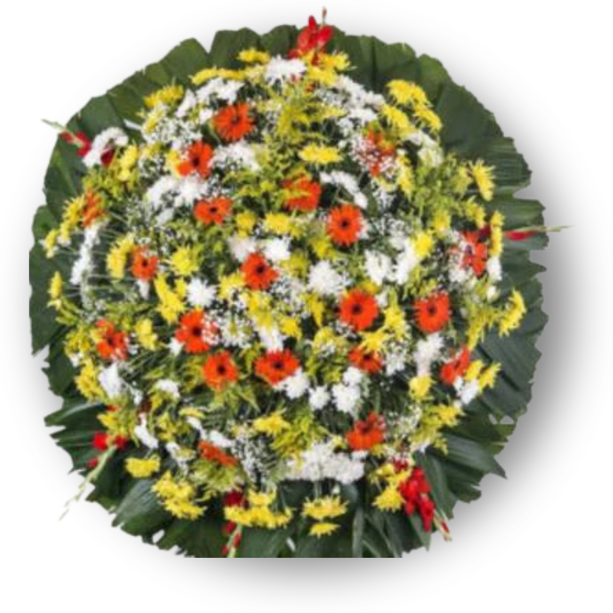 Coroa de Flores Requinte 03 RJ requinte para entrega em Rio de Janeiro - Floricultura online