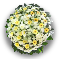 Coroa de Flores Elegance 01 RJ elegance para entrega em Rio de Janeiro - Floricultura online