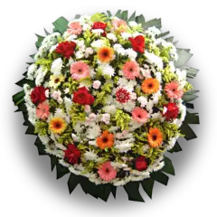 Coroa de Flores Elegance 02 RJ elegance para entrega em Rio de Janeiro - Floricultura online