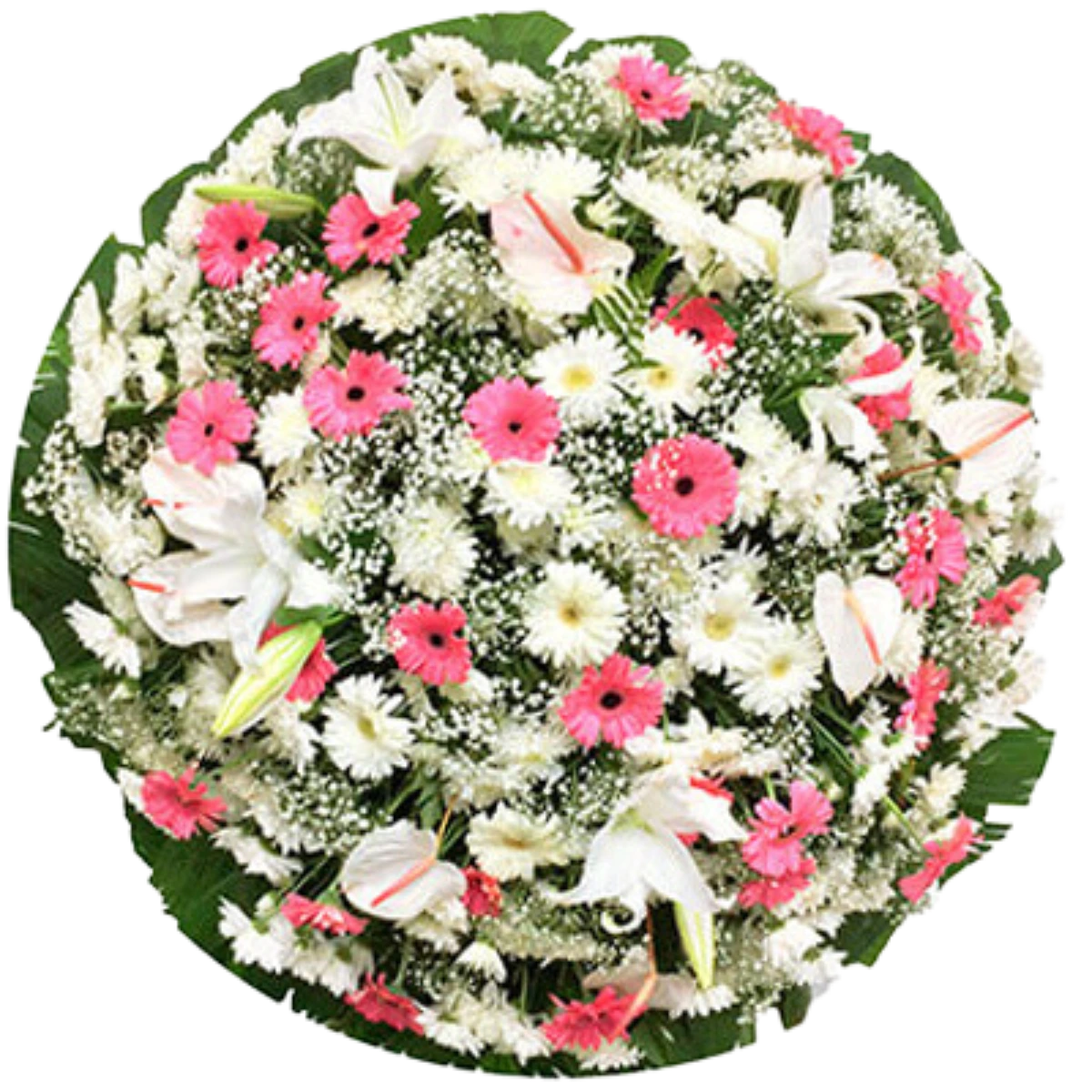 Coroa de Flores Elegance 04 RJ elegance para entrega em Rio de Janeiro - Floricultura online