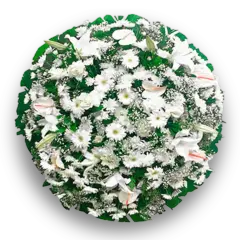 Coroa de Flores Exclusive 01 RJ exclusive para entrega em Rio de Janeiro - Floricultura online