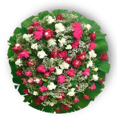 Coroa de Flores Exclusive 03 RJ exclusive para entrega em Rio de Janeiro - Floricultura online