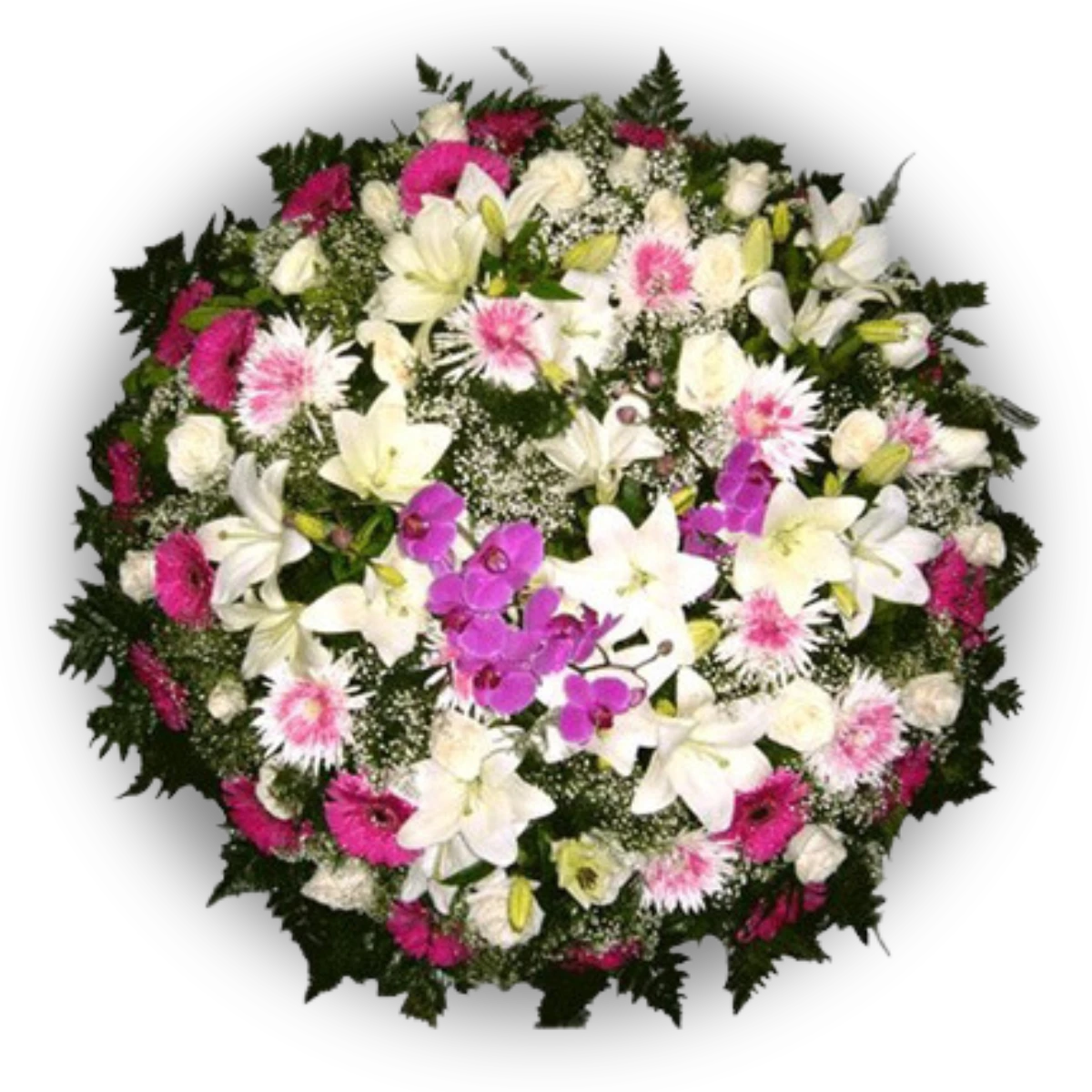Coroa de Flores Exclusive 04 RJ exclusive para entrega em Rio de Janeiro - Floricultura online
