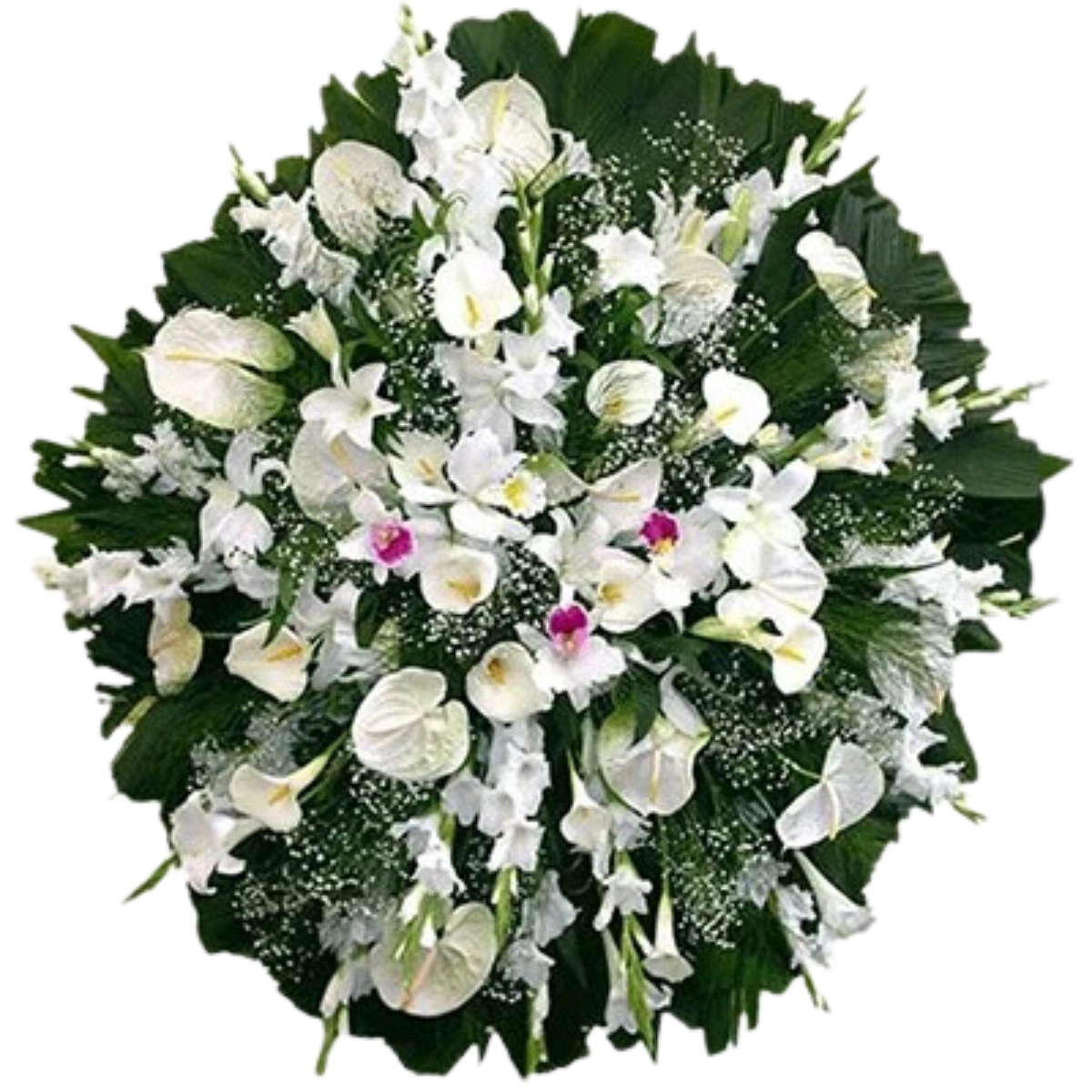Coroa de Flores Luxo 01 RJ luxo para entrega em Rio de Janeiro - Floricultura online