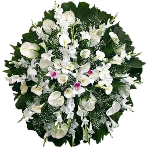 Coroa de Flores Luxo 01 SP luxo para entrega em São Paulo - Floricultura online