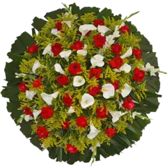 Coroa de Flores Luxo 02 RJ luxo para entrega em Rio de Janeiro - Floricultura online