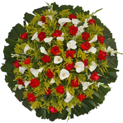 Coroa de Flores Luxo 02 BH luxo para entrega em Belo Horizonte - Floricultura online
