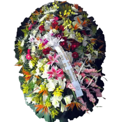 Coroa de Flores 2G Luxo 04 RJ 2g luxo para entrega em Rio de Janeiro - Floricultura online