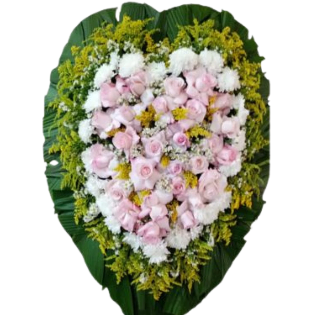 Coroa de Flores Coração Luxo 01 RJ coração luxo para entrega em Rio de Janeiro - Floricultura online
