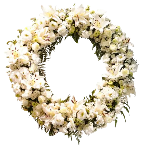 Coroa de Flores Guirlanda 01 GO guirlanda para entrega em Goiânia - Floricultura online