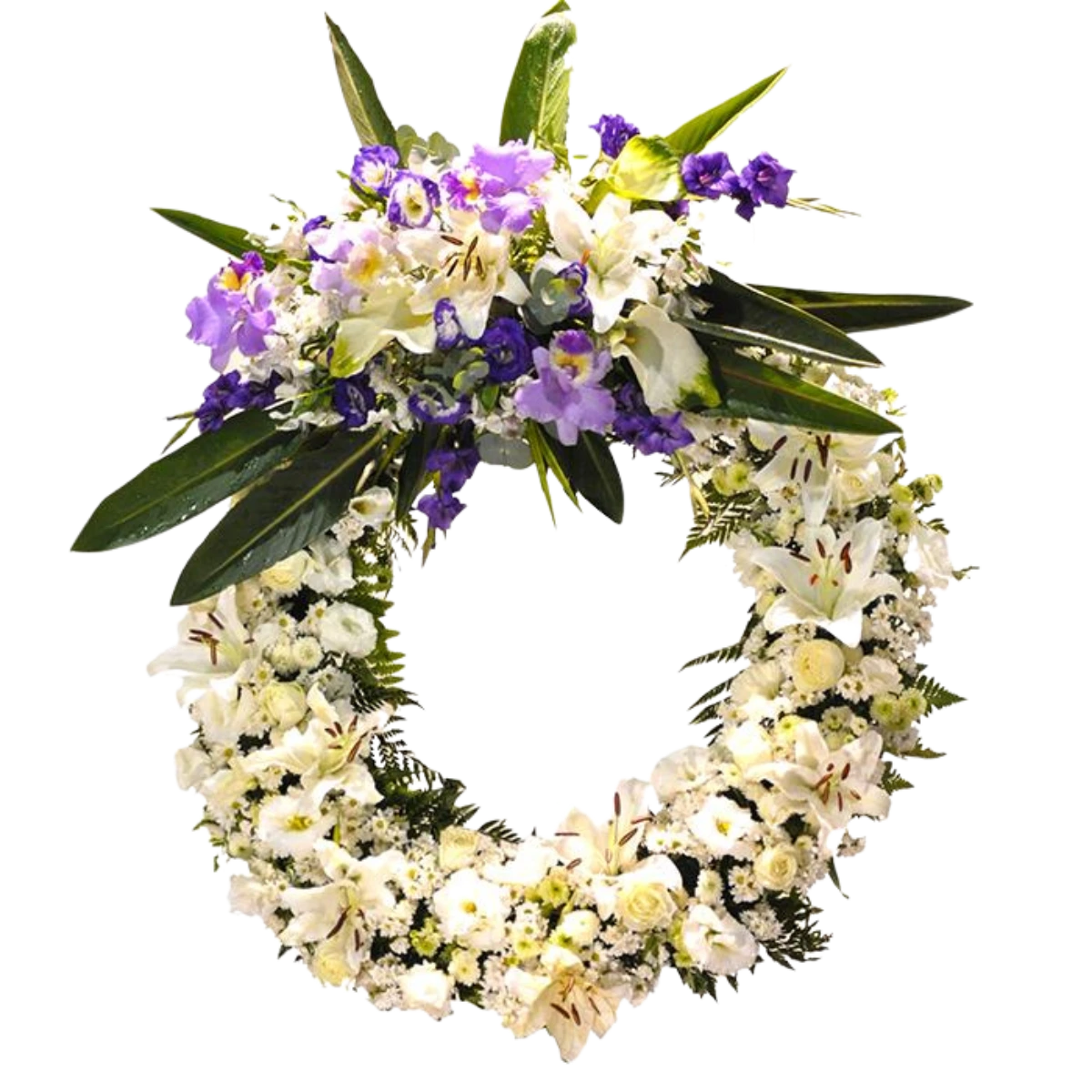 Coroa de Flores Guirlanda 03 RJ guirlanda para entrega em Rio de Janeiro - Floricultura online