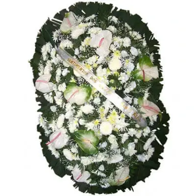 Coroa de Flores 2G Luxo 01 RJ 2g luxo para entrega em Rio de Janeiro - Floricultura online