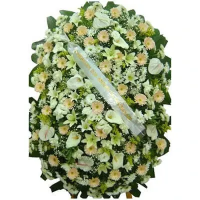 Coroa de Flores 2G Luxo 02 RJ 2g luxo para entrega em Rio de Janeiro - Floricultura online