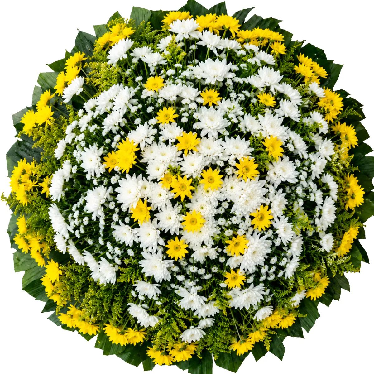Coroa de Flores Requinte 01 GO requinte para entrega em Goiânia - Floricultura online