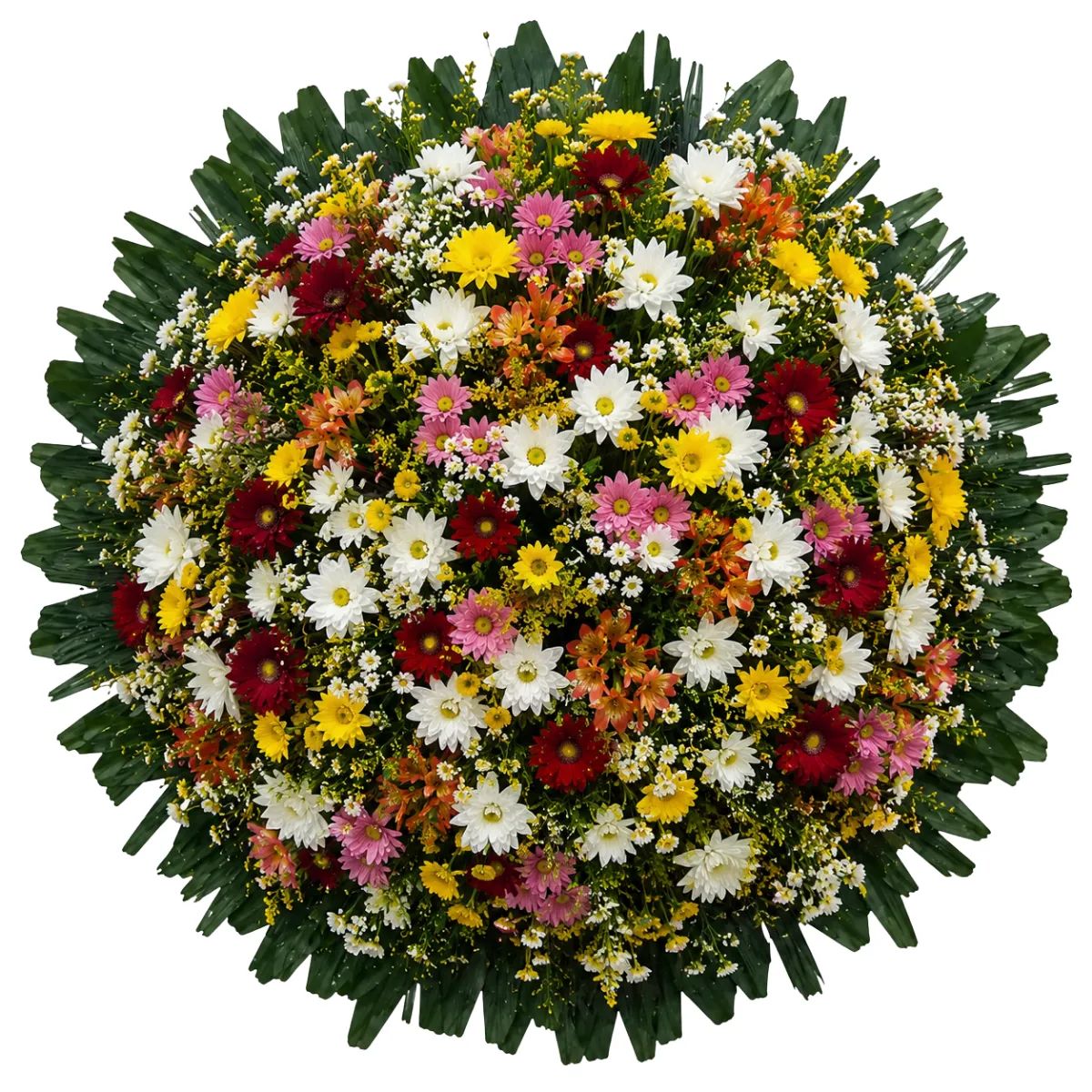 Coroa de Flores Requinte 02 GO requinte para entrega em Goiânia - Floricultura online