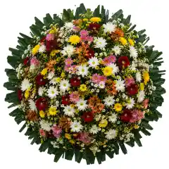 Coroa de Flores Requinte 02 DF requinte para entrega em Brasília - Floricultura online