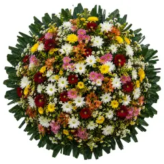 Coroa de Flores Requinte 02 DF requinte para entrega em Brasília - Floricultura online