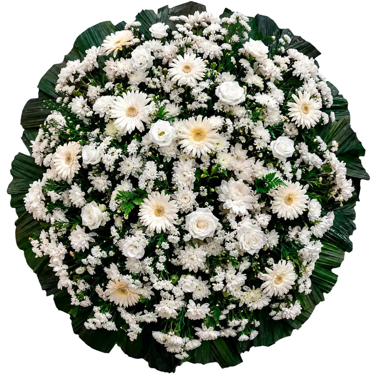 Coroa de Flores Requinte 04 GO requinte para entrega em Goiânia - Floricultura online