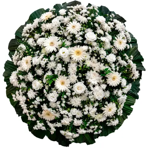 Coroa de Flores Requinte 04 GO requinte para entrega em Goiânia - Floricultura online