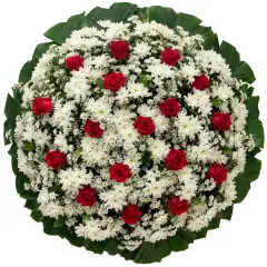 Coroa de Flores Requinte 05 DF requinte para entrega em Brasília - Floricultura online