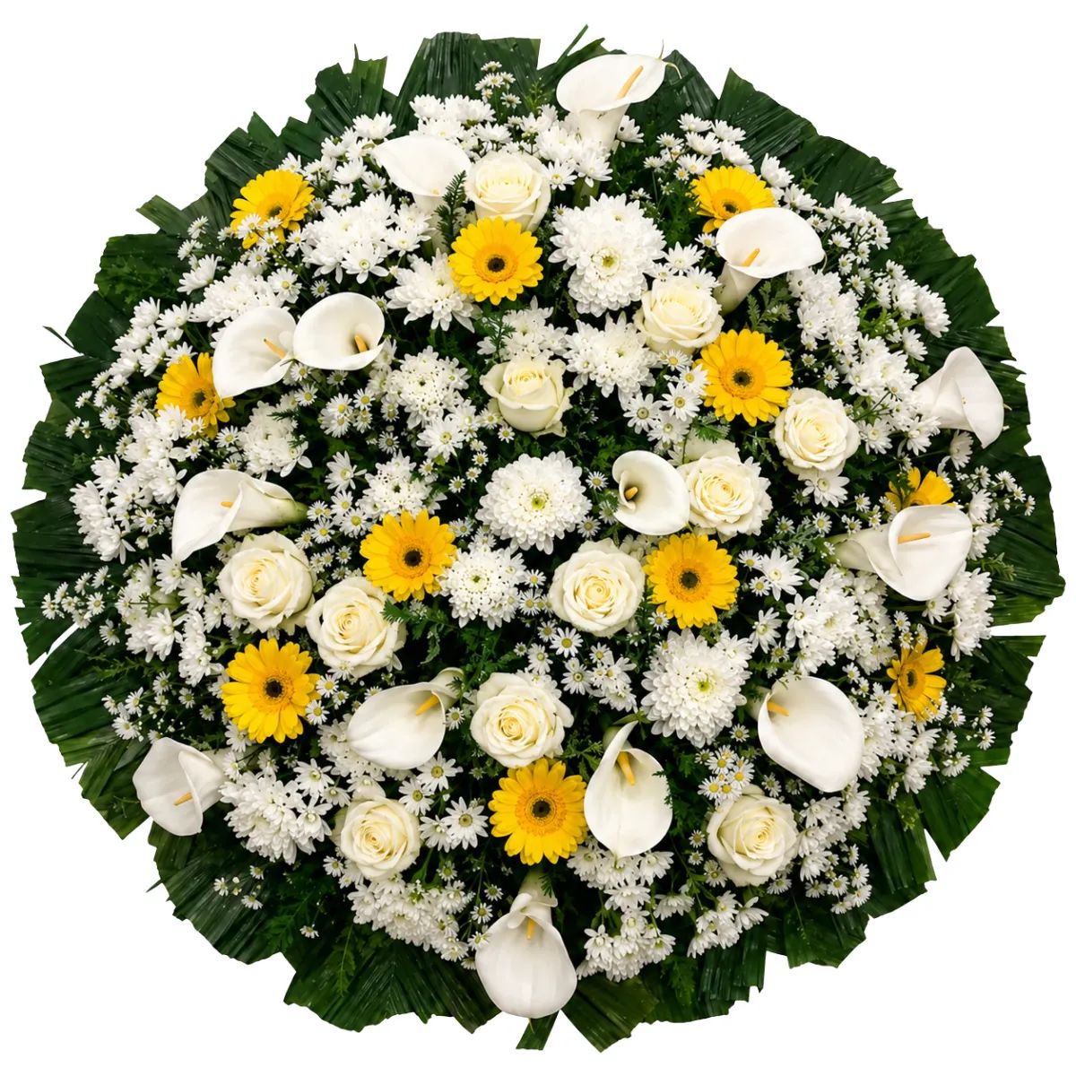 Coroa de Flores Elegance 01 BA elegance para entrega em Salvador - Floricultura online