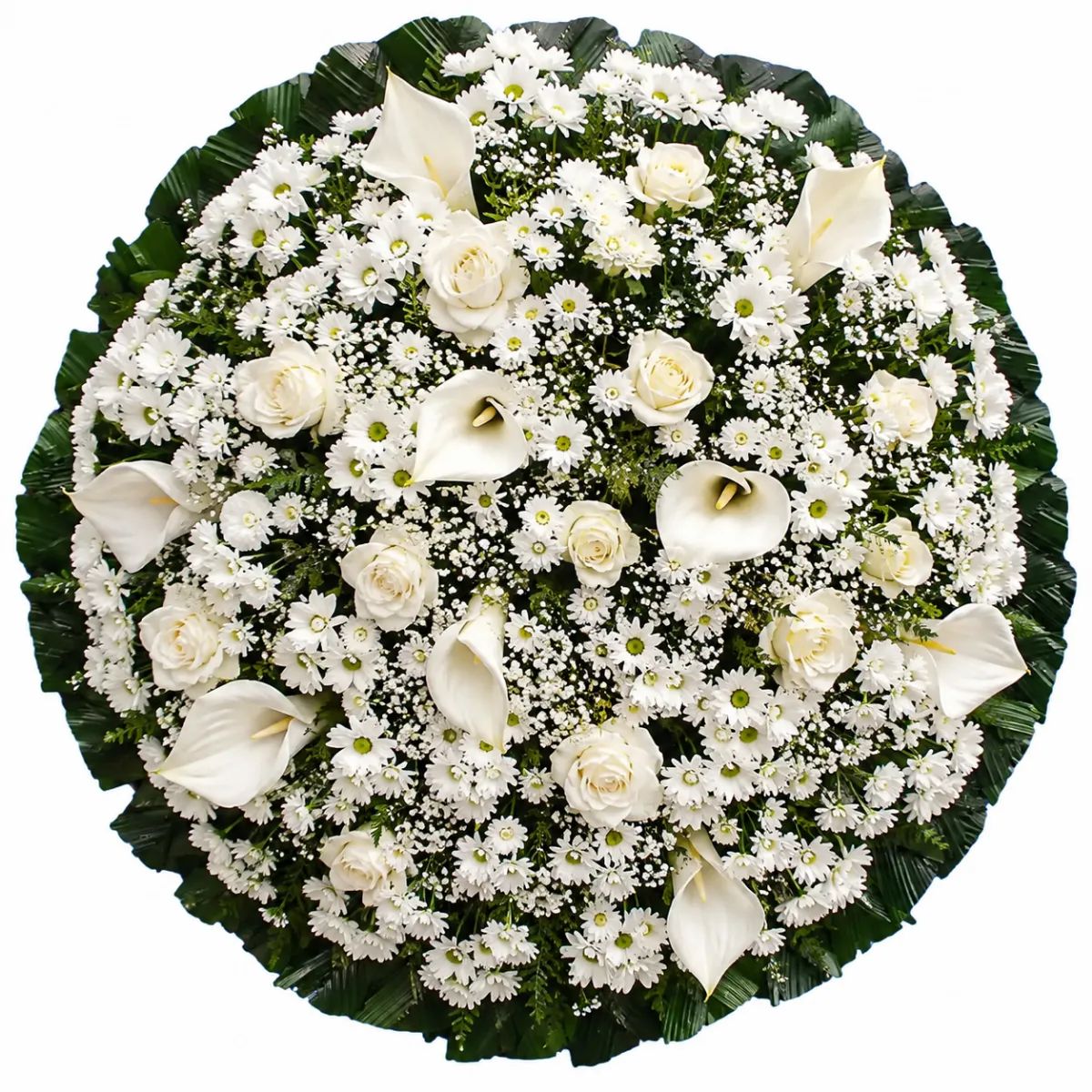 Coroa de Flores Elegance 02 BA elegance para entrega em Salvador - Floricultura online
