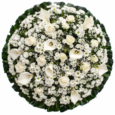 Coroa de Flores Elegance 02 BA elegance para entrega em Salvador - Floricultura online