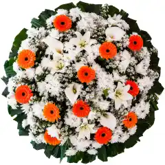 Coroa de Flores Elegance 04 DF elegance para entrega em Brasília - Floricultura online
