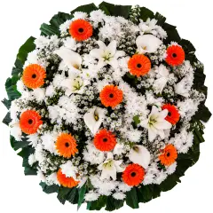 Coroa de Flores Elegance 04 DF elegance para entrega em Brasília - Floricultura online