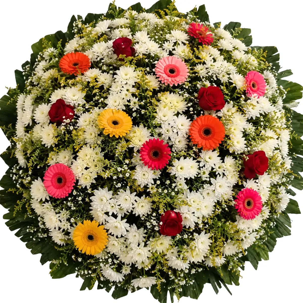 Coroa de Flores Elegance 06 BA elegance para entrega em Salvador - Floricultura online
