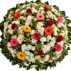 Coroa de Flores Elegance 06 DF elegance para entrega em Brasília - Floricultura online