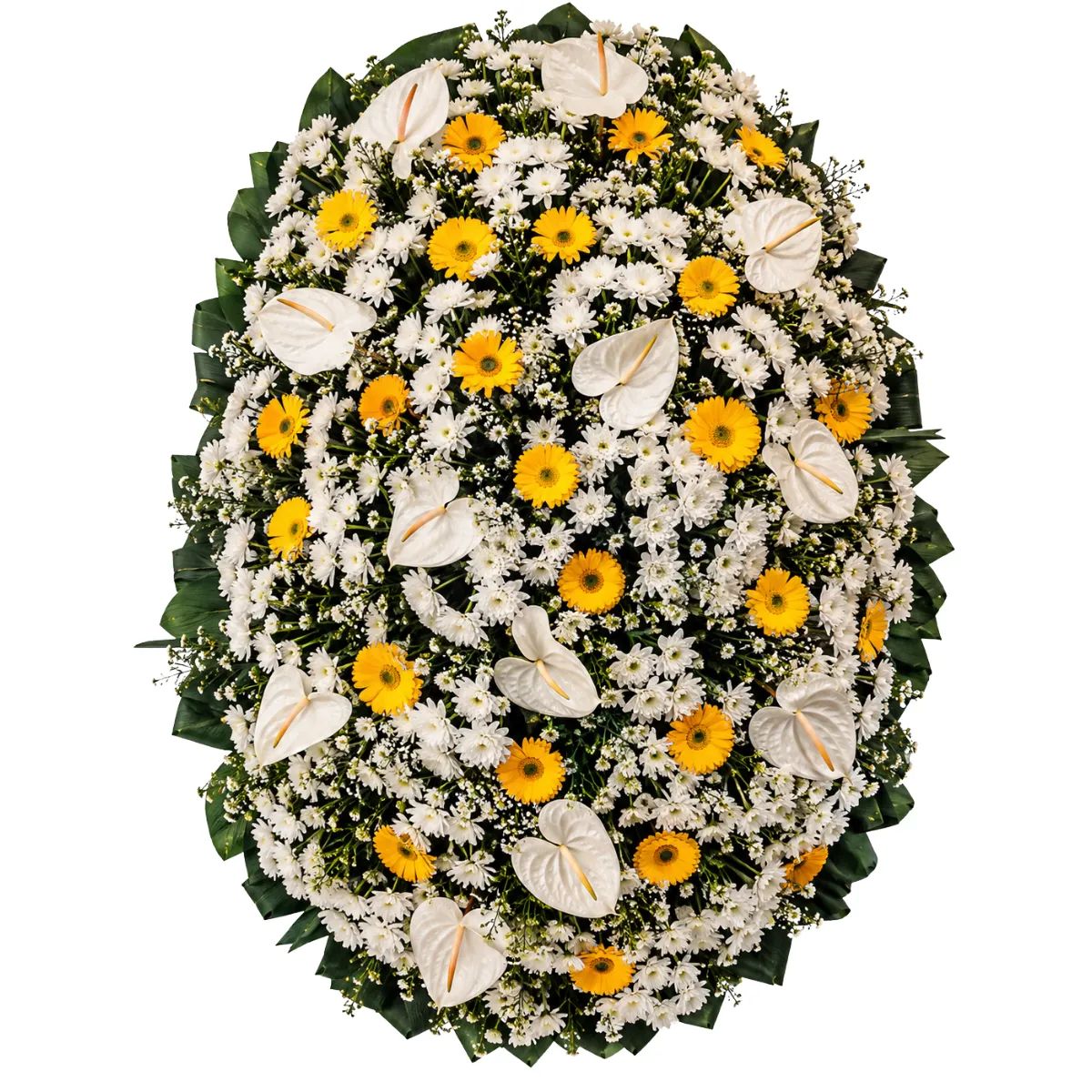 Coroa de Flores Exclusive 02 GO exclusive para entrega em Goiânia - Floricultura online