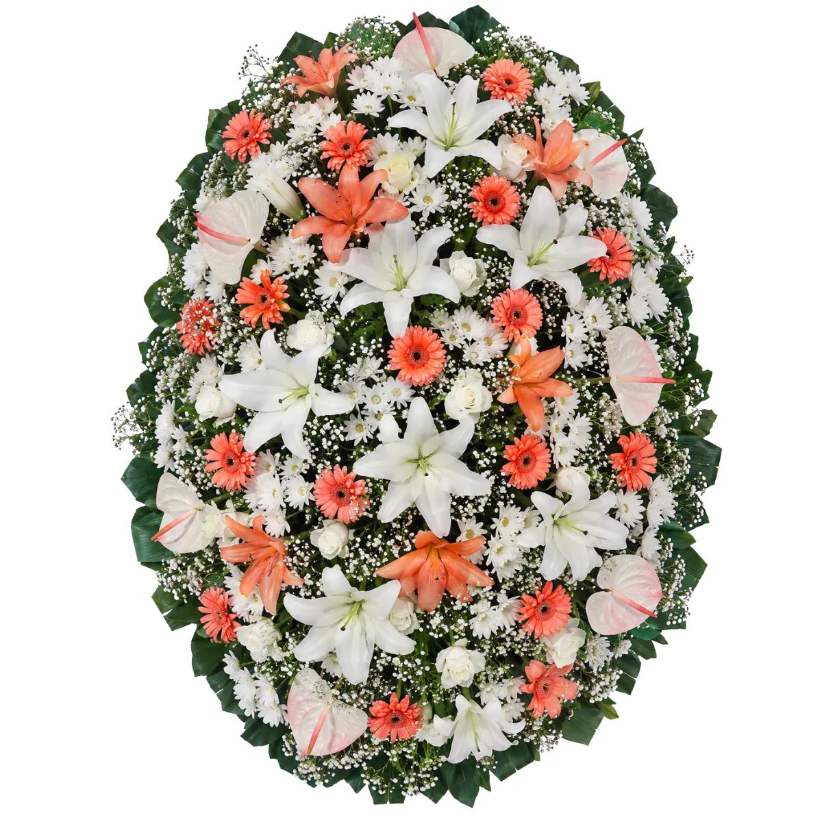Coroa de Flores Exclusive 03 GO exclusive para entrega em Goiânia - Floricultura online